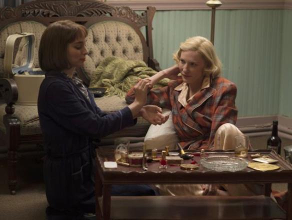 Cate Blanchett and Rooney Mara Carol